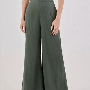 Love Bonito Linen Wide Leg Pant